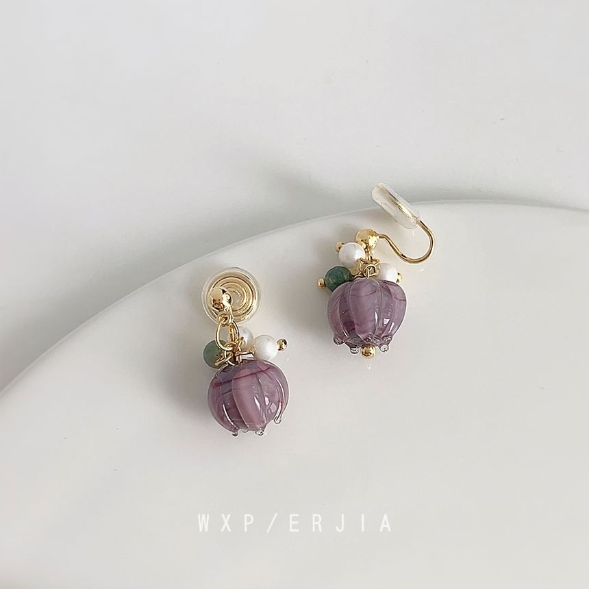 Alloy Pearl Gemstone Faux Cuff Ear