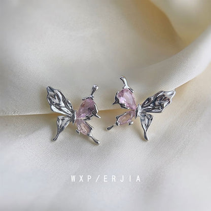 Butterfly Cuff Ear Rhinestone Alloy