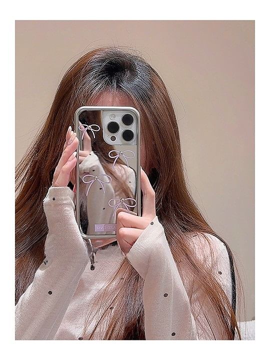 Mirrored Bow Case Phone
