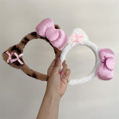 Cat Ear Face Wash Headband (Various Designs)