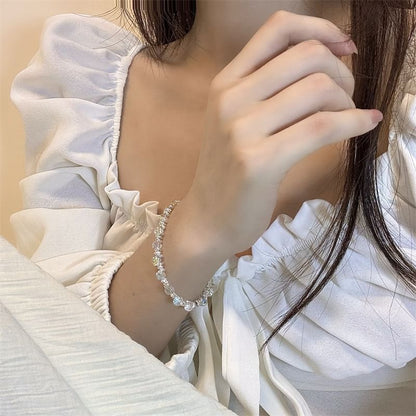 Crystal Faux Alloy Bracelet