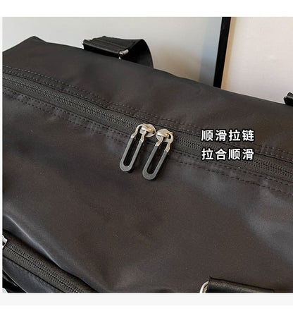 Plain Duffel Bag Zip Travel