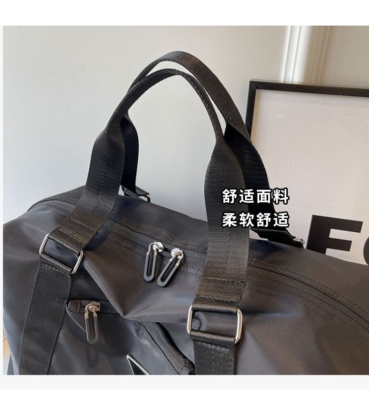 Plain Duffel Bag Zip Travel