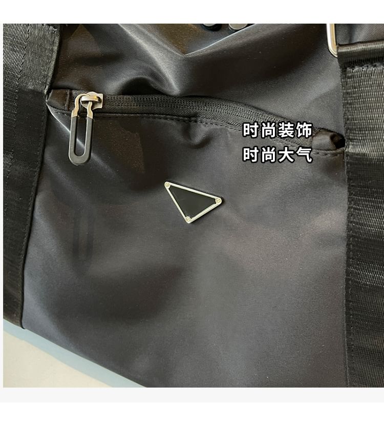 Plain Duffel Bag Zip Travel