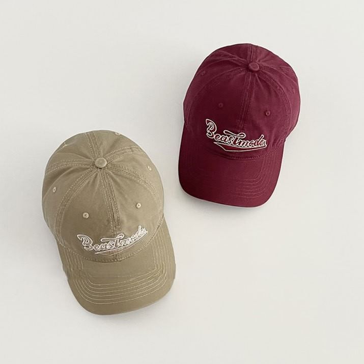 Baseball Embroidered Lettering Cap