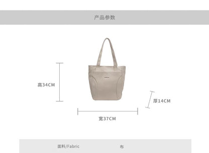 Bag Canvas Lettering Tote