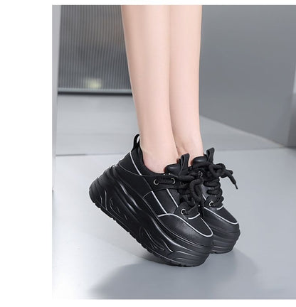 Sneakers Platform Lace-Up