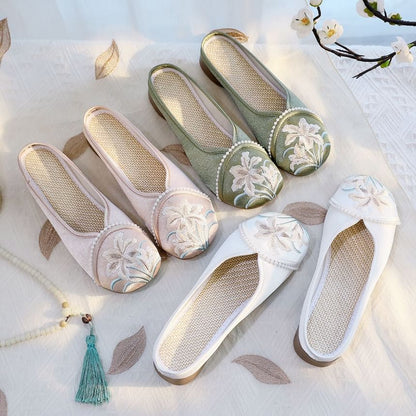 Flats Embroidered Textile