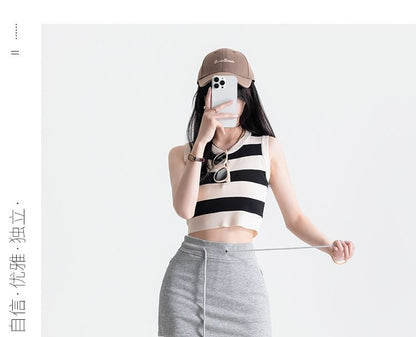 Pencil Mini Skirt Drawstring Waist Plain