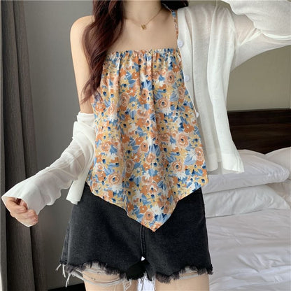 Halter Top Print Floral