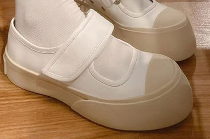 Wholesale Sample Adhesive Strap Platform Mary Jane Shoes