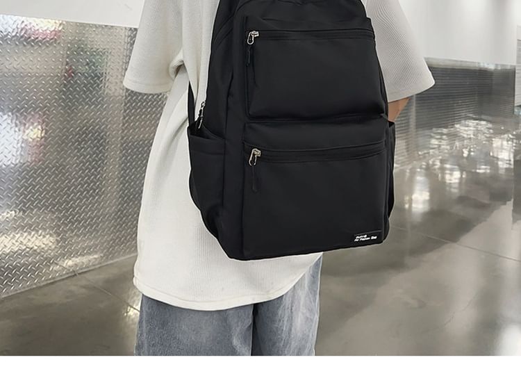 Backpack Applique Multi-Pocket