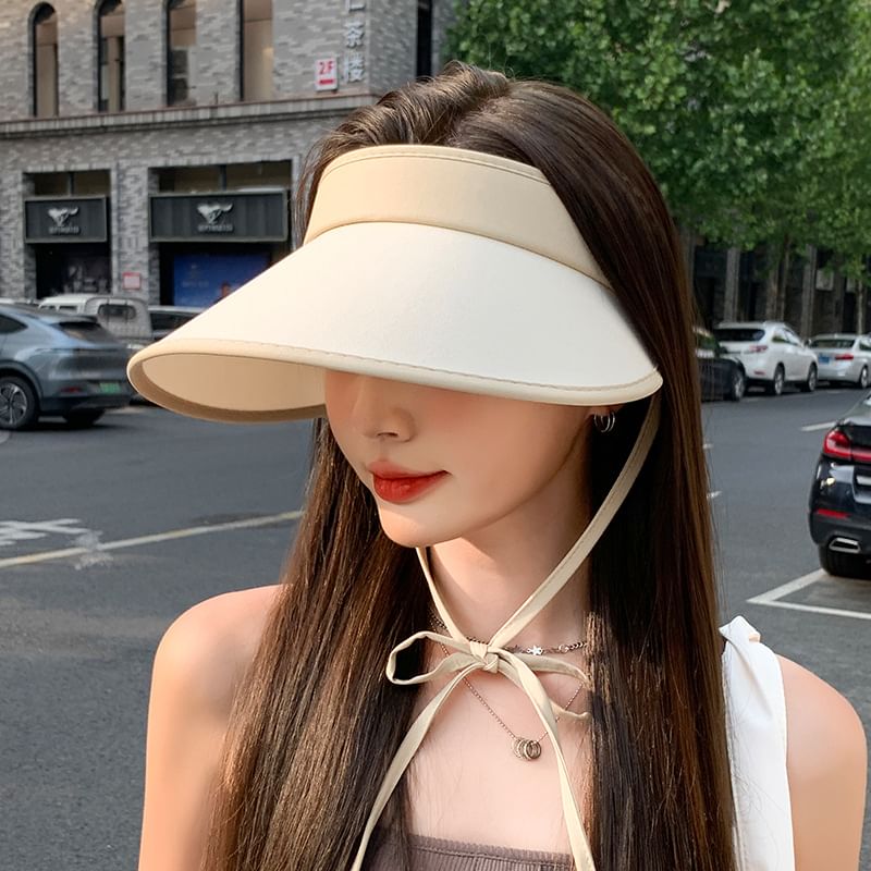 With Sun Bow Decoration Hat Visor
