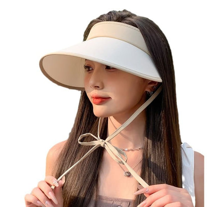 With Sun Bow Decoration Hat Visor