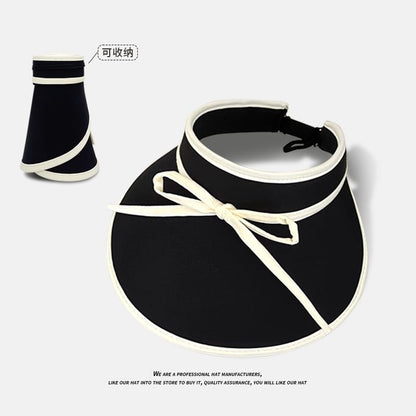 With Sun Bow Decoration Hat Visor
