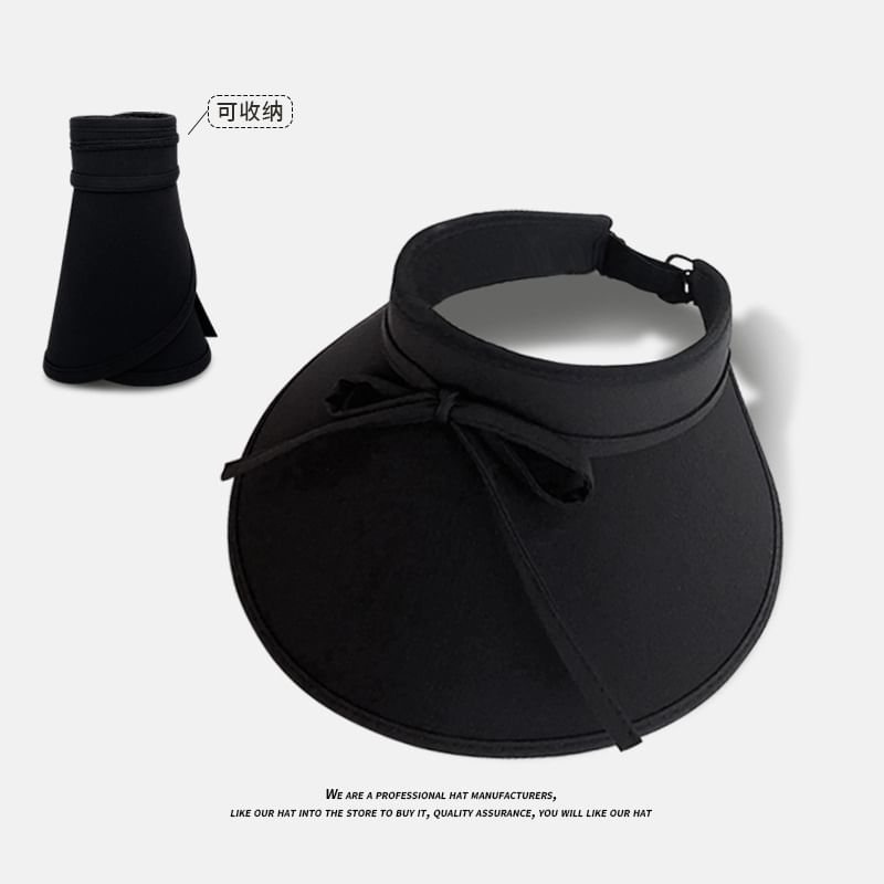 With Sun Bow Decoration Hat Visor
