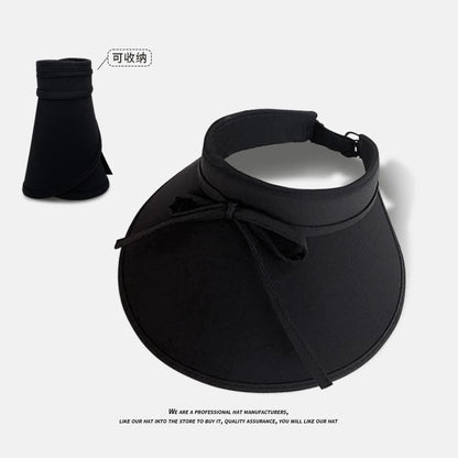 With Sun Bow Decoration Hat Visor