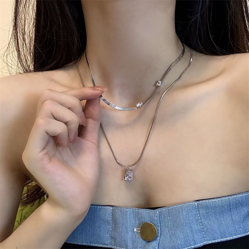 of Necklace Rhinestone Set 2: