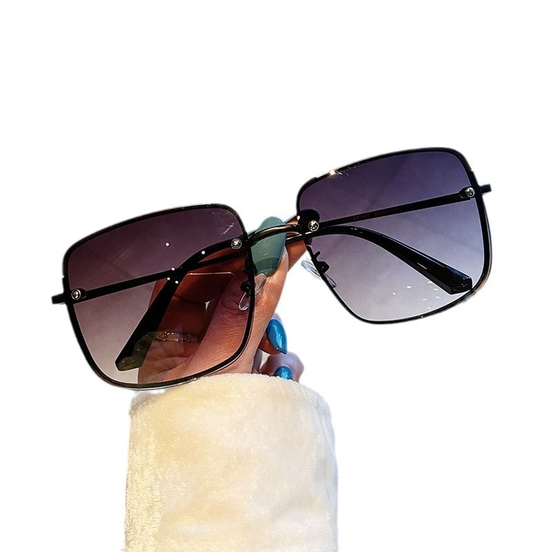 Sample Gradient Square Frame Sunglasses