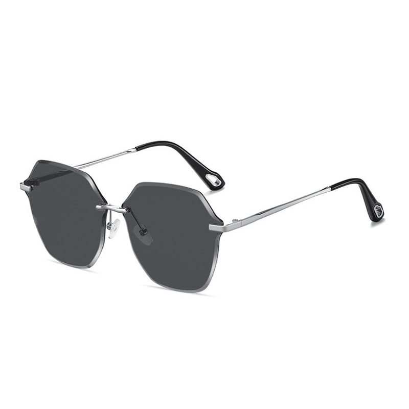 Sample Geometric Frame Oversized Sunglasses