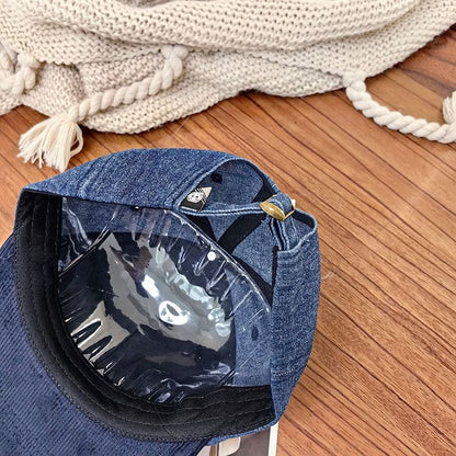 Corduroy Cap Embroidered Lettering