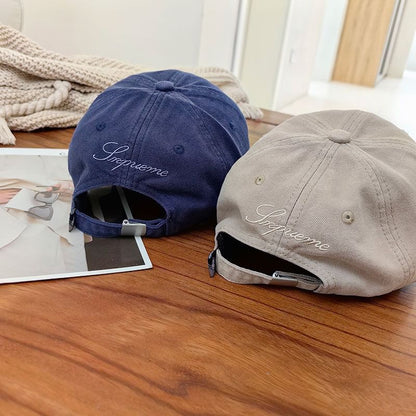 Cap Embroidered Baseball Lettering