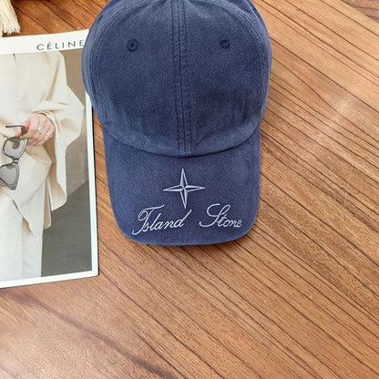 Cap Embroidered Baseball Lettering