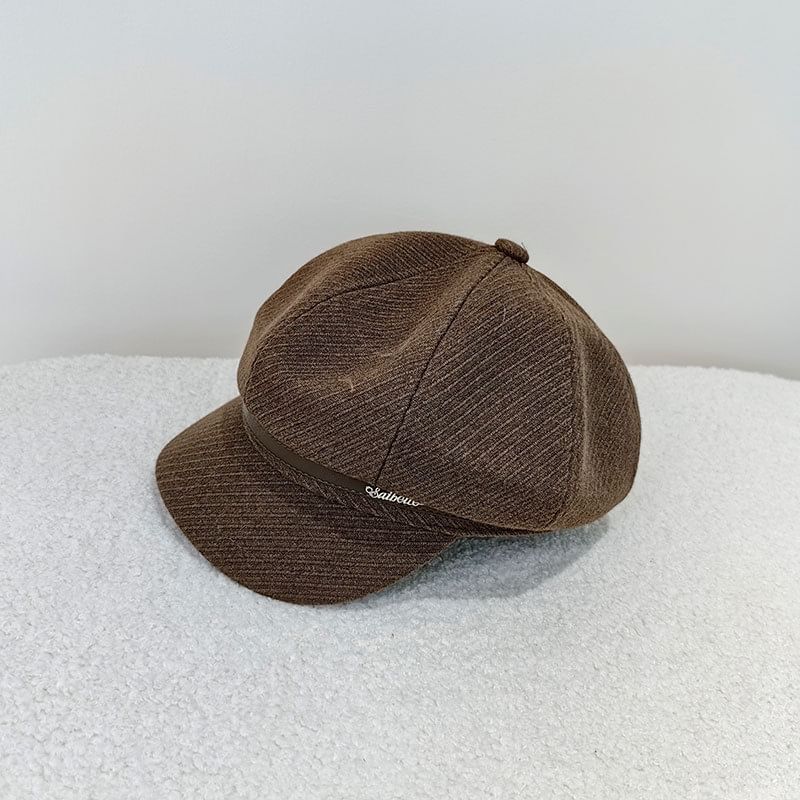 Cap Belt Newsboy Lettering