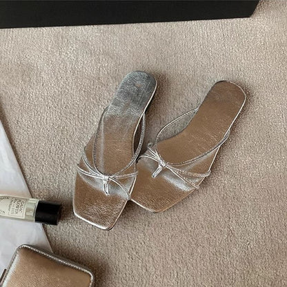Wholesale Sample Knotted Thong Sandals