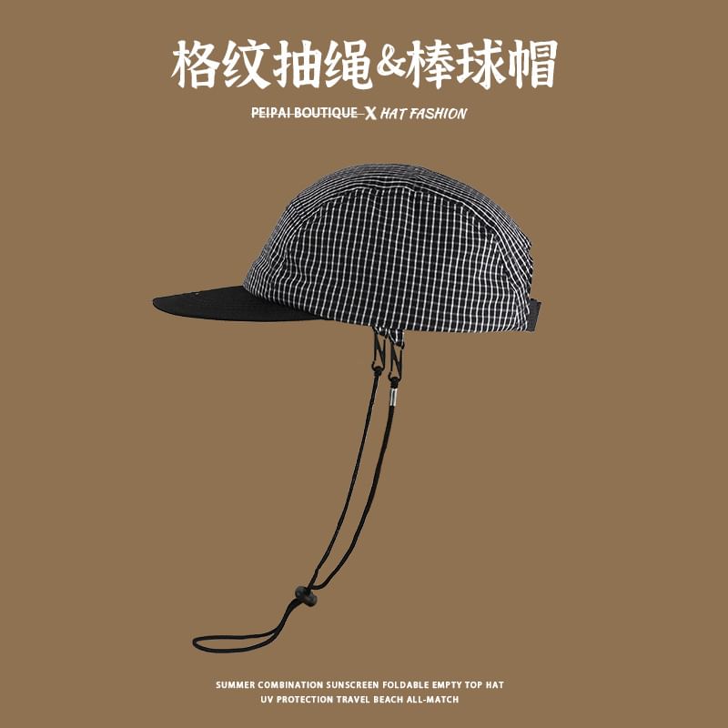 Plaid Cap Baseball
