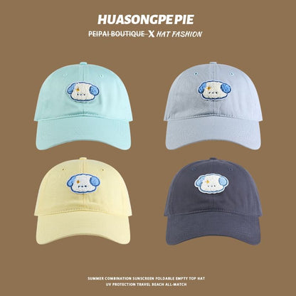 Cap Baseball Dog Embroidered
