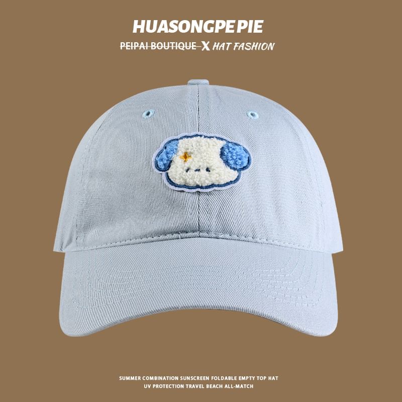 Cap Baseball Dog Embroidered
