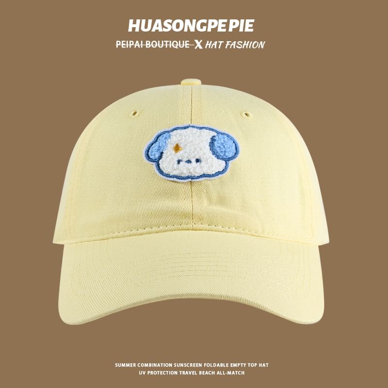 Cap Baseball Dog Embroidered