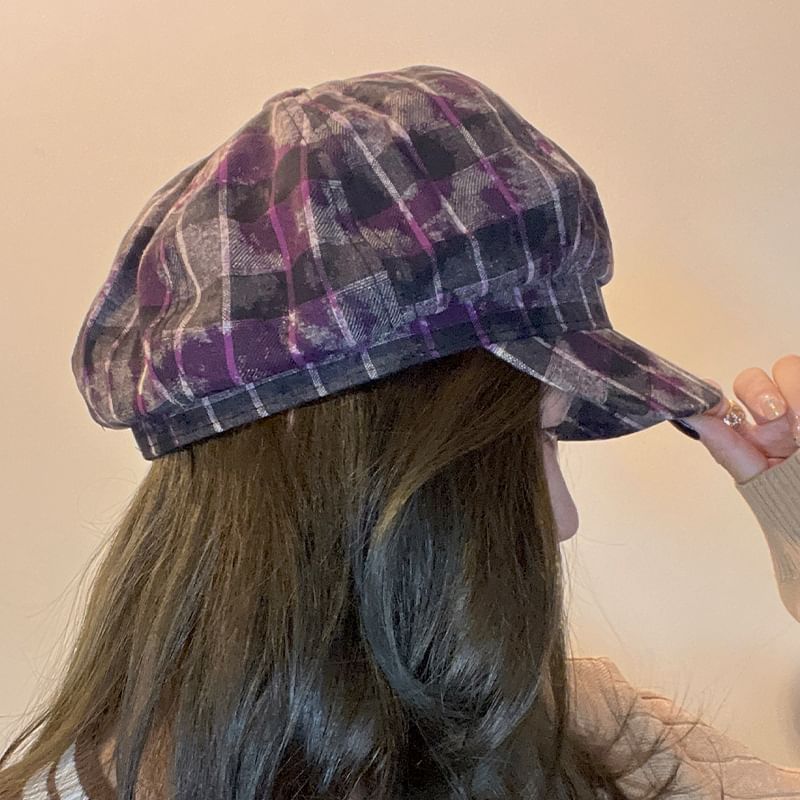 Newsboy Cap Plaid