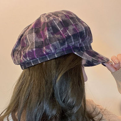 Newsboy Cap Plaid