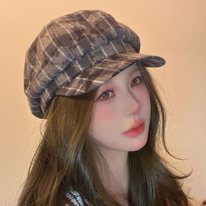 Newsboy Cap Plaid