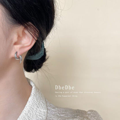 Glossy Clip On Earring