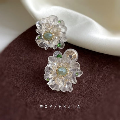 Clip Flower Earring On