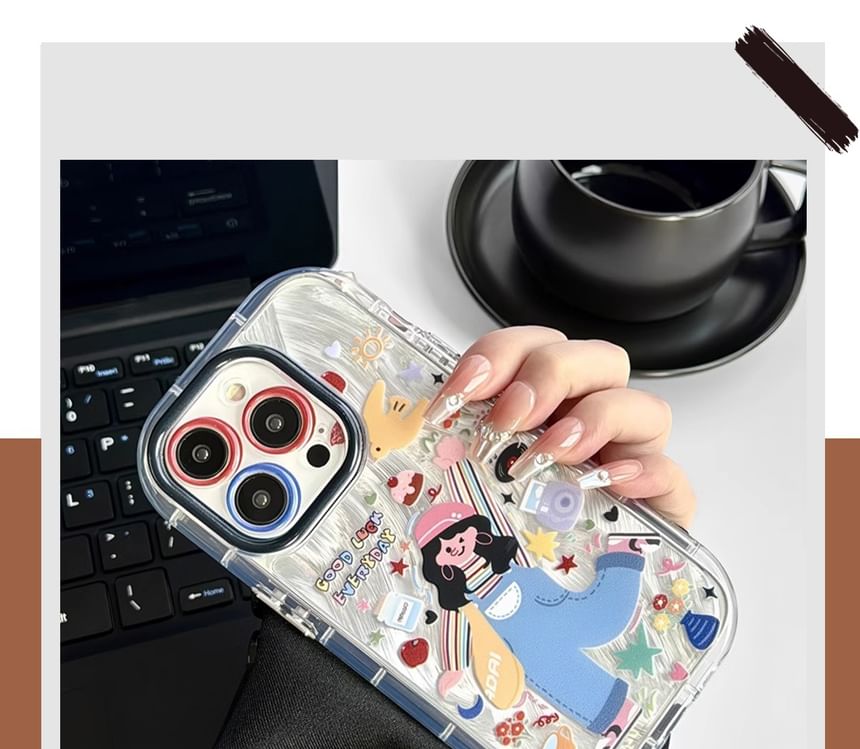 Phone Print Girl Case
