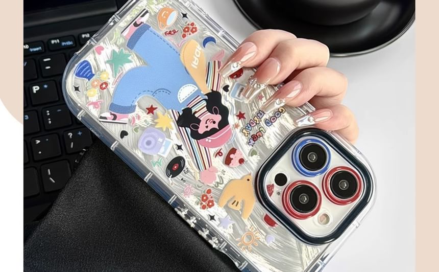 Phone Print Girl Case