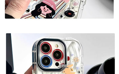 Phone Print Girl Case