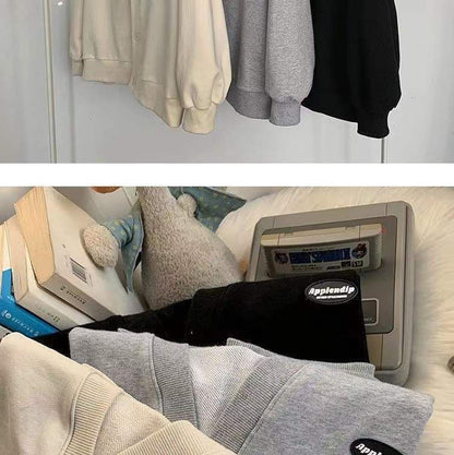 V-Neck Jacket Plain Button