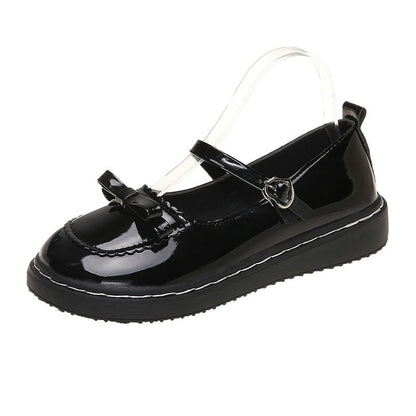 Shoes Platform Bow Mary Jane