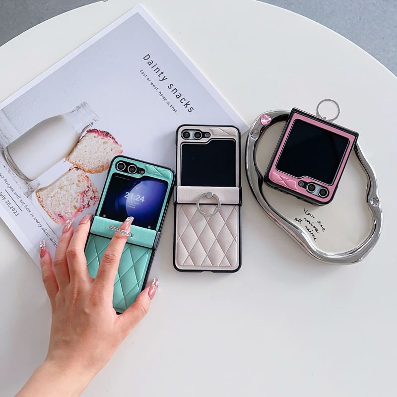 Stand Argyle Case Phone Ring