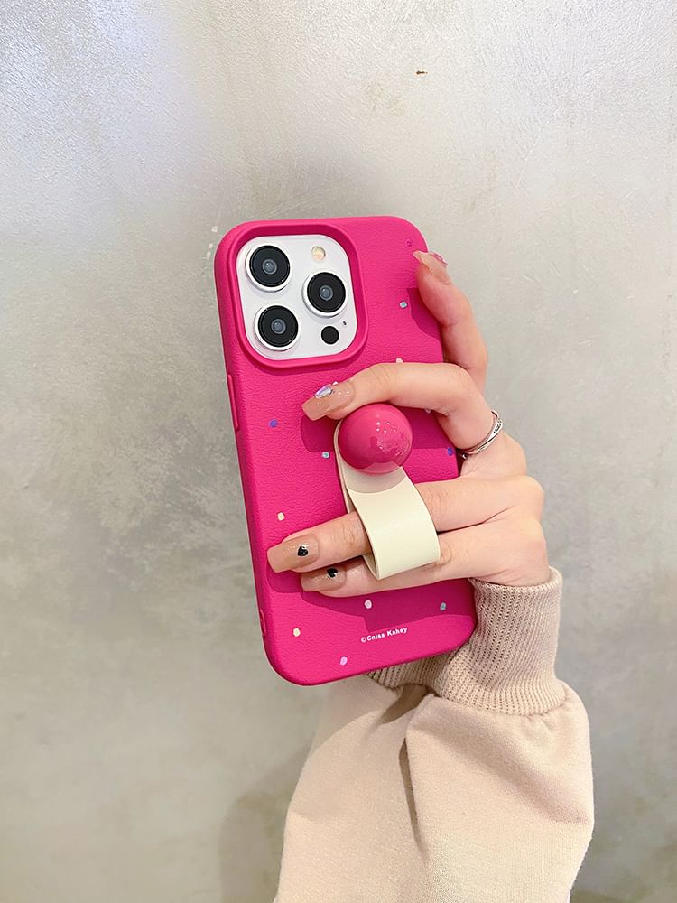Print Finger Phone Case Strap