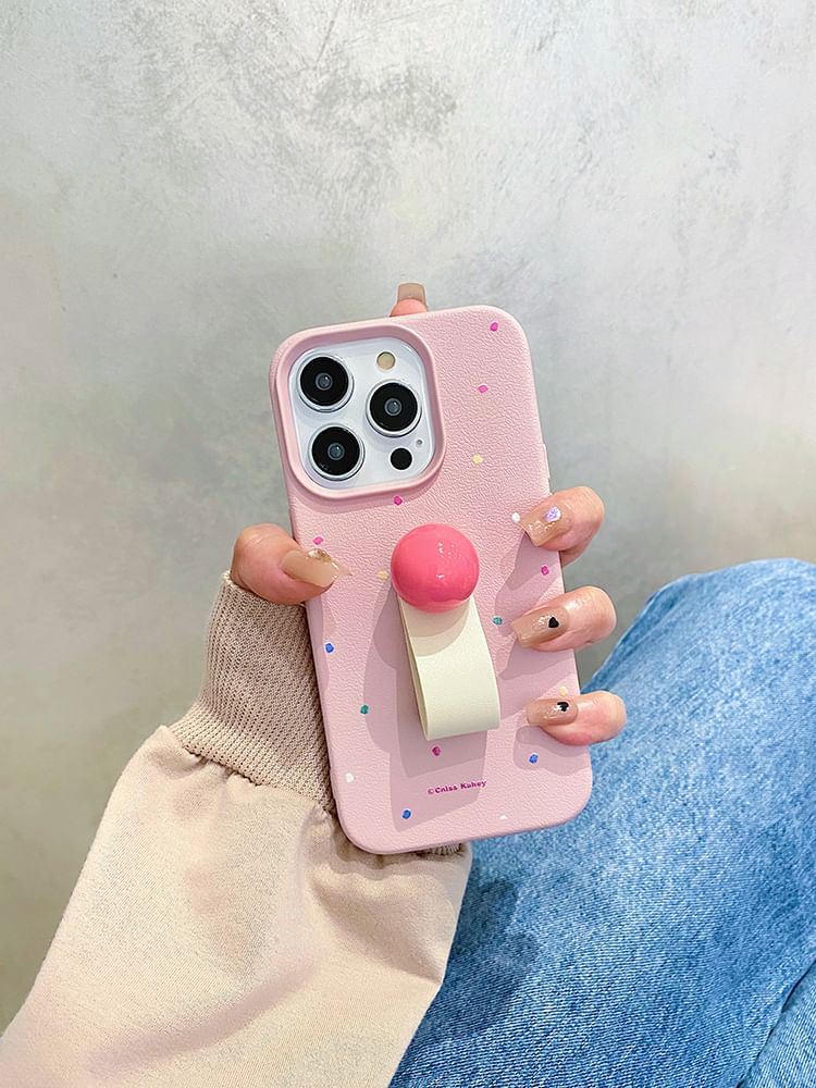 Print Finger Phone Case Strap