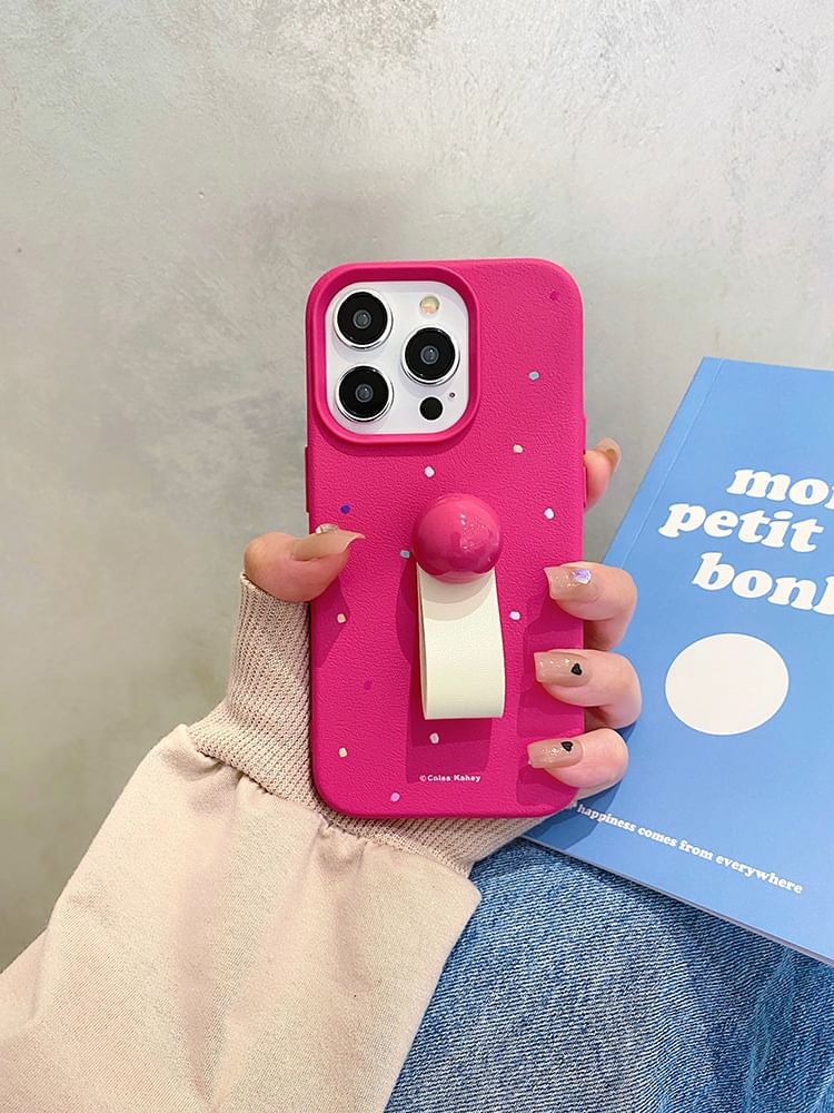 Print Finger Phone Case Strap