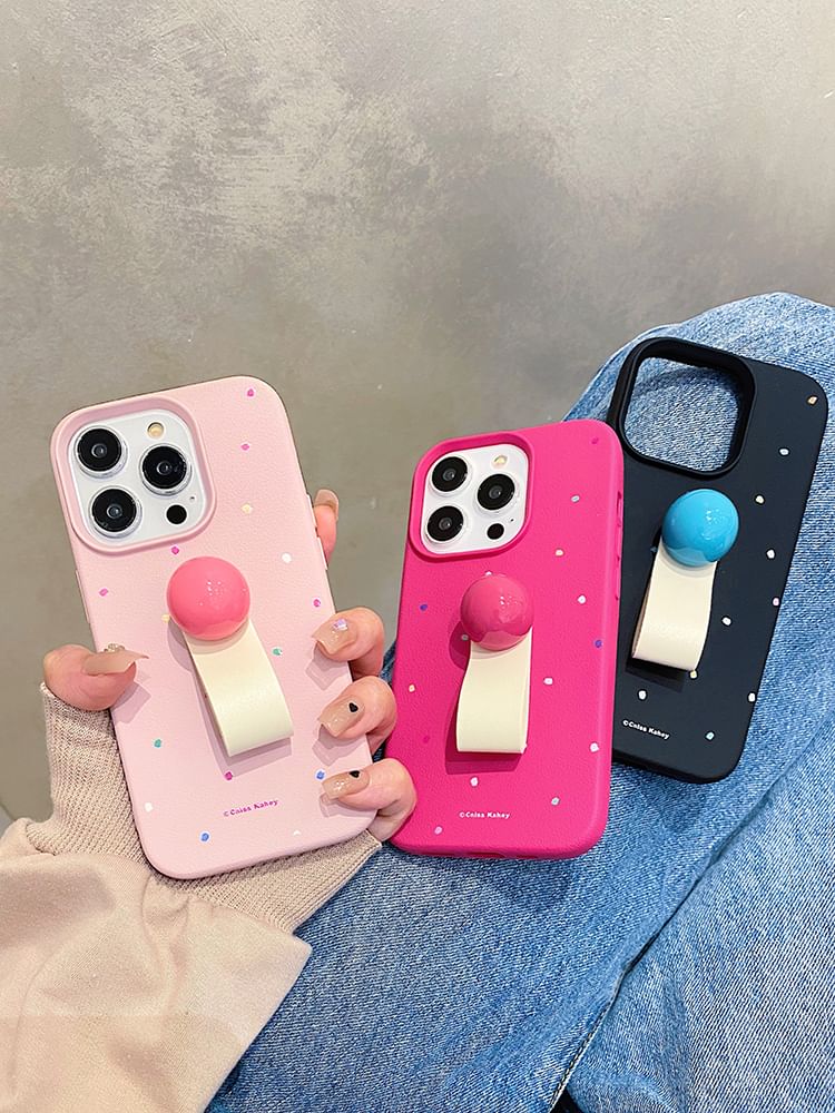 Print Finger Phone Case Strap