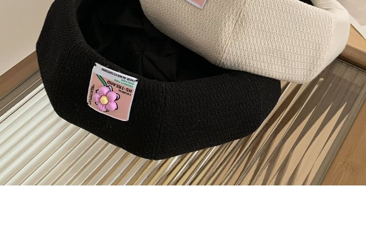 Beret Flower Applique