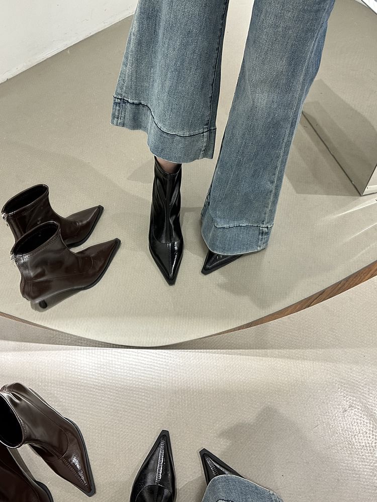Sample Pointy Stiletto Heel Short Boots